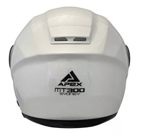 Casca Apex MT300 Solid alb lucios