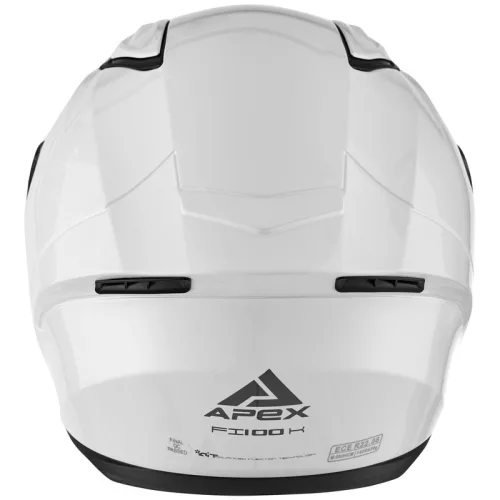 Casca copii Apex JNR alb lucios