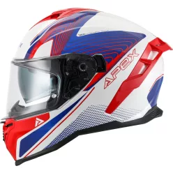 Casca Apex FI200 Madrid alb/rosu/albastru