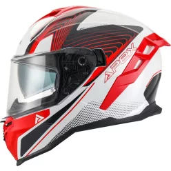 Casca Apex FI200 Madrid alb/rosu