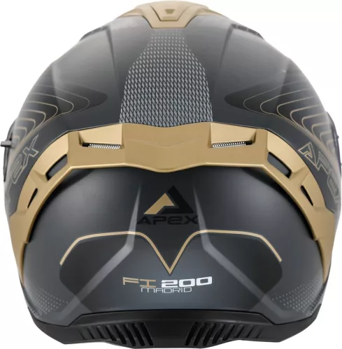 Casca Apex FI200 Madrid negru/auriu
