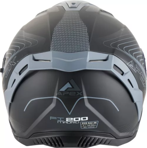 Casca Apex FI200 Madrid gri/negru