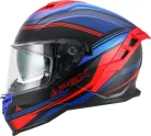 Casca Apex FI200 Paris albastru/rosu mat