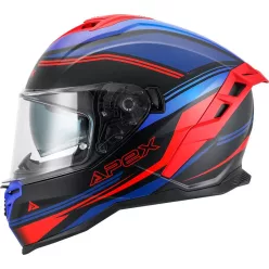 Casca Apex FI200 Paris albastru/rosu mat