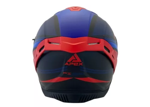 Casca Apex FI200 Paris albastru/rosu mat