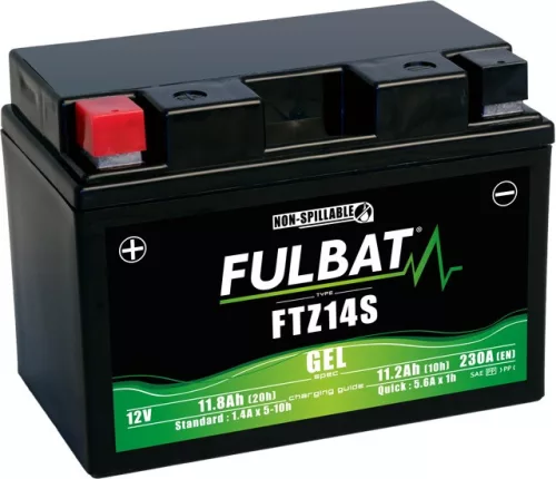 Baterie cu gel FULBAT FTZ14S (YTZ14S)
