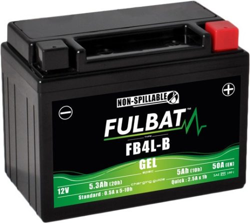 Baterie cu gel FULBAT FB4L-B GEL (High Capacity) (YB4L-B GEL)