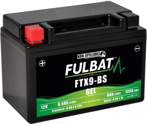 Baterie cu gel FULBAT FTX9-BS GEL (YTX9-BS GEL)