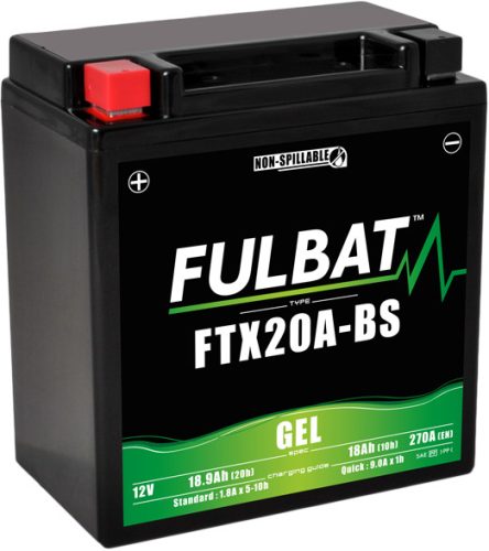Baterie cu gel FULBAT FTX20A-BS GEL