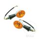 Semnal JMP BL 1162 oval chrome with orange lens