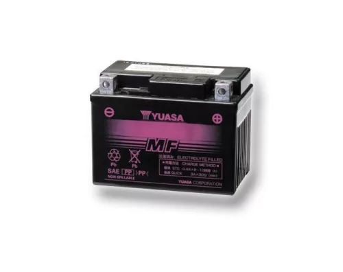 Baterie moto Yuasa YTZ4V activată din fabrică, 12V 3Ah