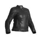 Geacă moto piele damă Halvarssons Orsa negru