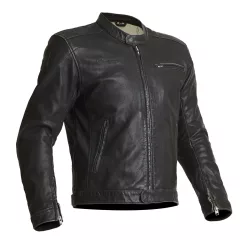 Geacă moto piele Halvarssons Idre negru