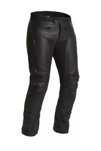 Pantaloni moto piele damă Halvarssons Oxberg negru