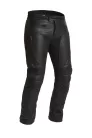 Pantaloni moto piele Halvarssons Rullbo negru
