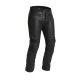 Pantaloni moto piele Halvarssons Rullbo negru