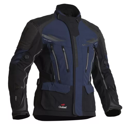 Geacă moto textil Halvarssons Mora negru/albastru