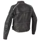 Geacă moto piele damă Halvarssons Nyvall negru