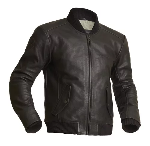 Geacă moto piele Halvarssons Torsby maro