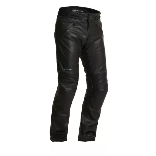 Pantaloni moto piele Halvarssons Rinn negru