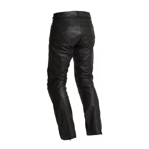 Pantaloni moto piele Halvarssons Rinn negru