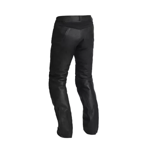Pantaloni moto piele Halvarssons Lysen negru