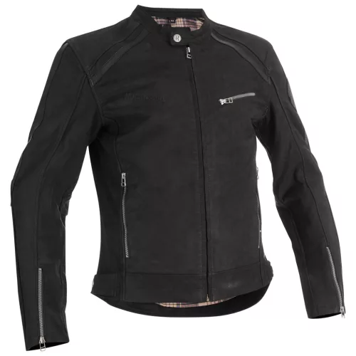 Geacă moto piele Halvarssons Sandtorp negru