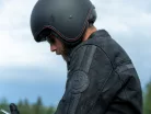Geacă moto piele Halvarssons Sandtorp negru