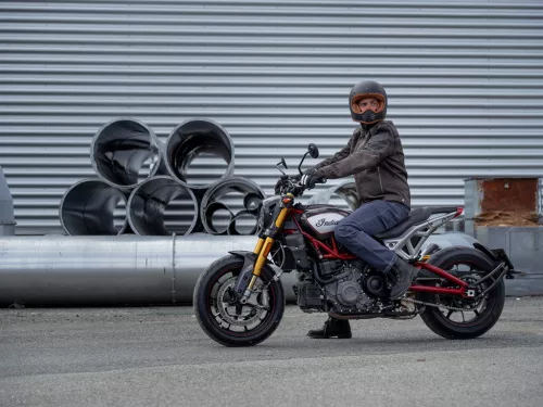 Geacă moto piele Halvarssons Sandtorp maro