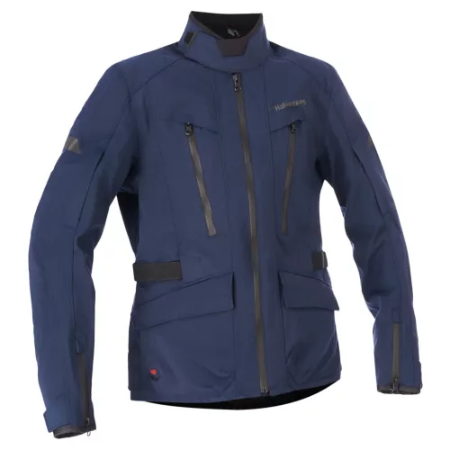 Geacă moto textil damă Halvarssons Gruven albastru