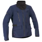 Geacă moto textil damă Halvarssons Gruven albastru