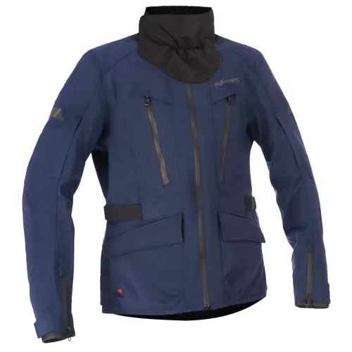 Geacă moto textil damă Halvarssons Gruven albastru