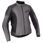 Geacă moto textil damă Halvarssons Solberg gri închis/negru