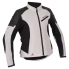 Geacă moto textil damă Halvarssons Solberg gri deschis/negru