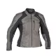 Geacă moto textil damă Halvarssons Arvika negru/gri
