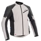 Geacă moto textil Halvarssons Solberg gri deschis/negru