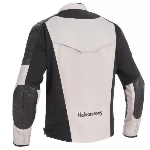 Geacă moto textil Halvarssons Solberg gri deschis/negru