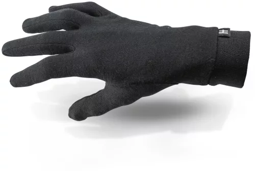 Mănuși interioare din lână Halvarssons negru