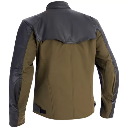 Geacă moto textil Halvarssons Holmen maro/verde oliv