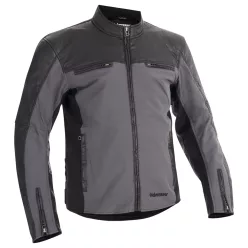 Geacă moto textil Halvarssons Holmen negru/gri