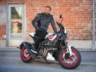 Geacă moto textil Halvarssons Holmen negru/gri