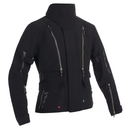 Geacă moto textil damă Halvarssons Vinvallen negru