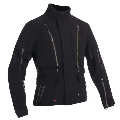 Geacă moto textil damă Halvarssons Vinvallen negru