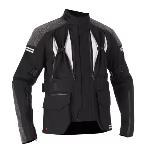 Geacă moto textil Halvarssons Dalen negru