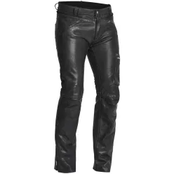 Pantaloni moto piele Halvarssons Rider negru