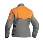 Geacă moto textil damă Lindstrands Halden gri ceață/portocaliu