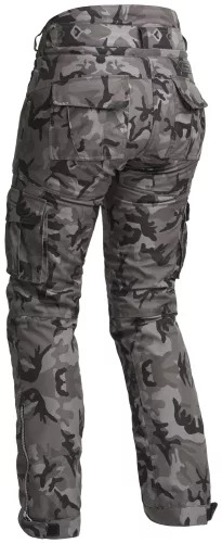Pantaloni moto textil damă Lindstrands Zion camuflaj