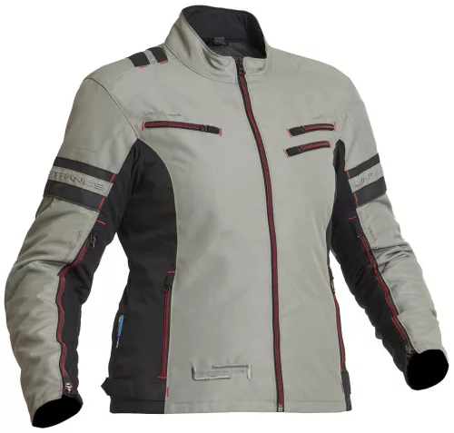 Geacă moto textil damă Lindstrands Liden gri ceață