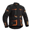 Geacă moto textil Lindstrands Sunne negru/portocaliu