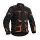 Geacă moto textil Lindstrands Sunne negru/portocaliu